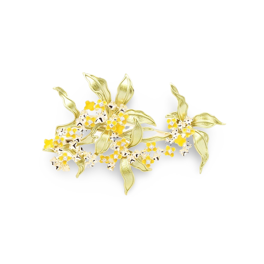 Blossom Laurel Brooch