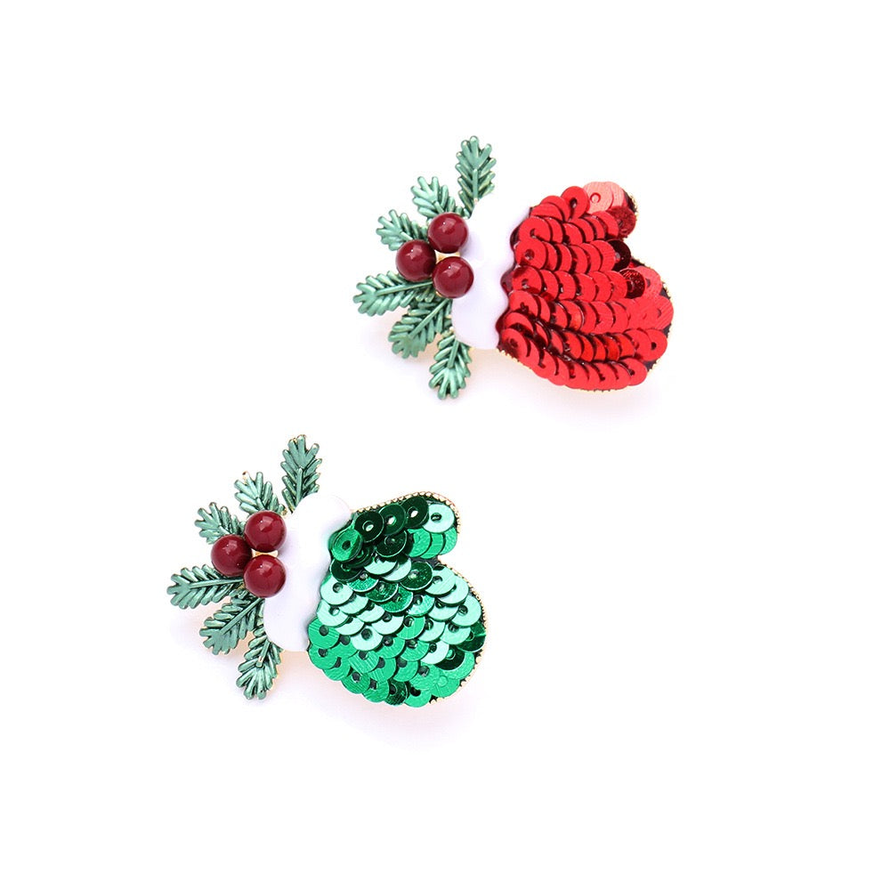 Merry Berry Stocking Brooch