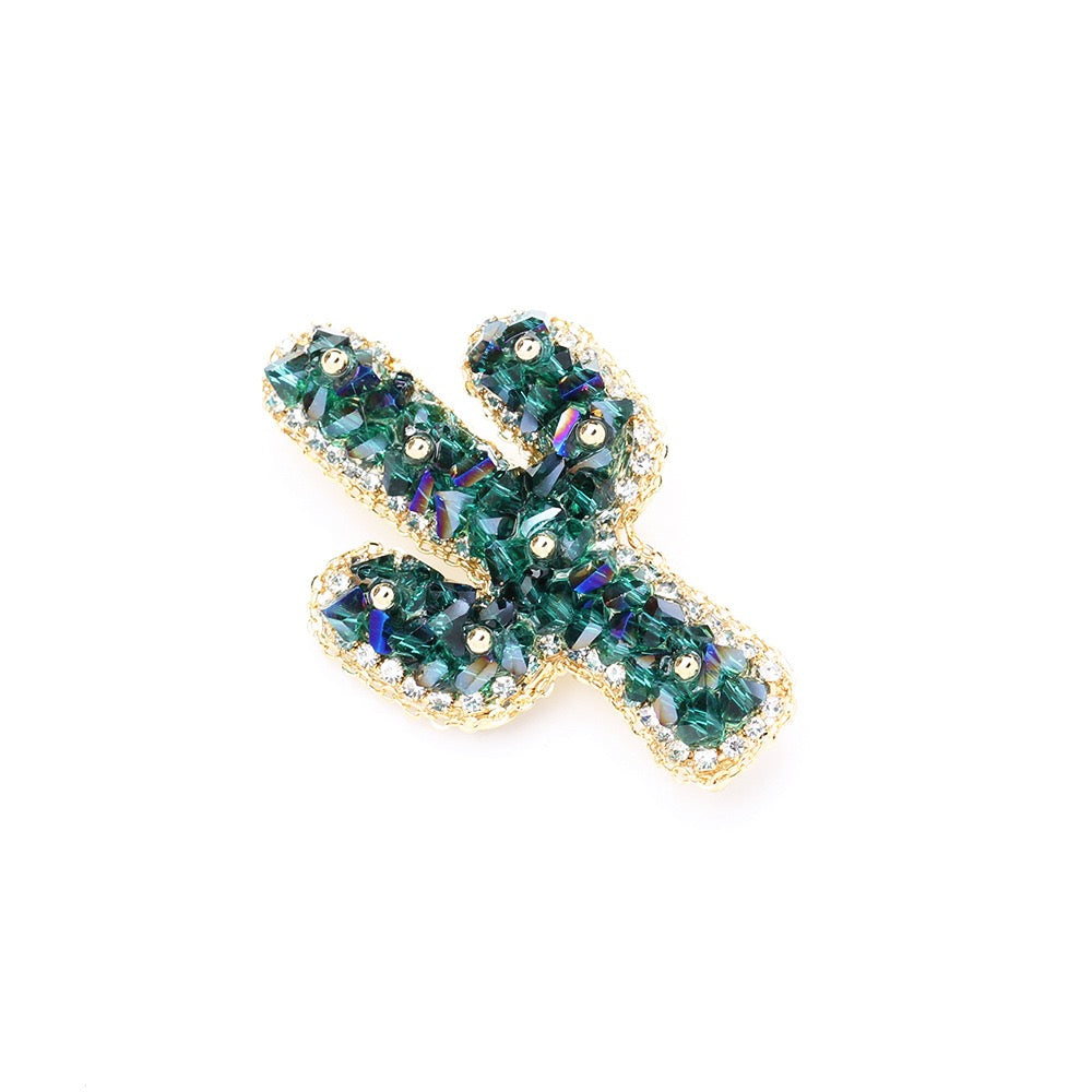 Prickly Jingle Cactus Brooch