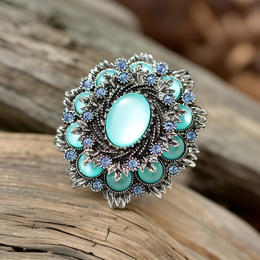 Vintage Style Opal Brooch – Fresh Goods